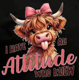 Attitude who knew T-shirt