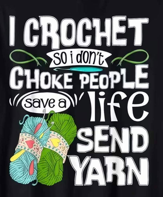 Crochet save a life T-shirt