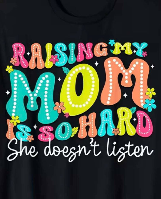 Raising mom -colorful T-shirt